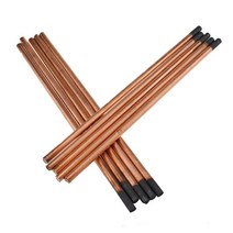 공기 탄소 아크 가우 징 막대 5 개 4-12mm DC 건 용접 도구 액세서리 원형 흑연 전극, 03 10mm_01 5pcs