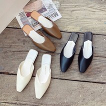 아망슈 여성 베이직 뮬 블로퍼 슬리퍼 2.5cm 025