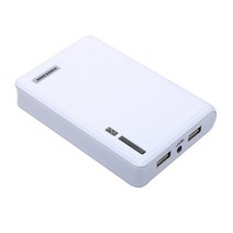 파워뱅크 자작배터리 캠핑용배터리 4x6x18650 배터리 충전 저장 상자 5V 2A 듀얼 USB DIY 보조베터리 케이, 08 4 sections White
