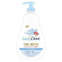 Baby Dove 센서티브 스킨 케어 베이비 워시 20온스 티어 프리 저자극성, 20 Fl Oz (Pack of 1), 566.99g