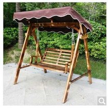 원목 스윙체어 공원 유원지 옥상 마당 흔들그네 의자, A-원목 스윙체어
