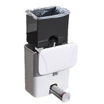 담다 휴지통 걸이형 다용도 주방쓰레기통 냄새 차단, 쓰레기통 7L, 1개