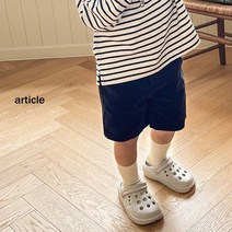 아티클 카라멜골덴반바지 유아동복 하의 키즈 주니어 등원룩 데일리 나들이