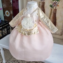 수아 화려한 금박당의 여아한복 YA217A