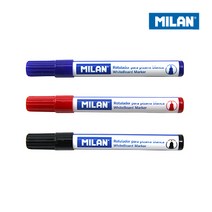 MILAN 밀란 화이트 보드 마커, 1개, 레드