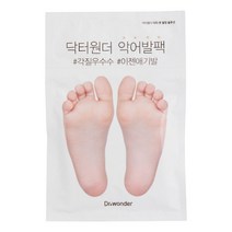닥터원더 악어발팩 1매 / 각질제거 풋필링