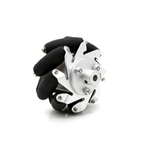 4개/대 60mm 금속 메카넘 휠 Arduino Raspberry Pi DIY 로봇 자동차 용 무 지향성 수평 이동, 02 For 4MM moto rshaft