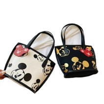 Mayfox 프린트 큐티 캐릭터 토트 캔버스 버킷백