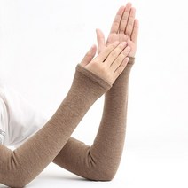 가을 겨울 따뜻한 핑거리스 장갑 여성 y2k 액세서리 한국어 패션 손 따뜻하게 긴 소매 블랙 니트 장갑 여성 새로운
