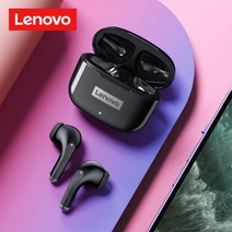 2022 최신형 레노버 LP40 프로 씽크플러스 무선 이어폰 이어버드 이어버즈 블루투스 5.1, 없음, 블랙