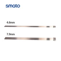 스마토 스테인리스 스틸타이 스텐 케이블타이 스텐타이 1봉 100개 세트, 4.6mm, 520mm