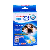 메디덤 하이드로콜로이드 습윤밴드 방수형 6매 1개/네오덤/듀오덤/테가솝/방수밴드/반창고/점/상처보호