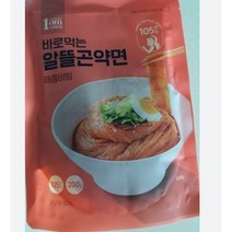 1am 바로먹는 알뜰곤약면 4종 1팩 매콤비빔 가쓰오우동 물냉면 메밀소바 매콤비빔 200g x 1팩 5개