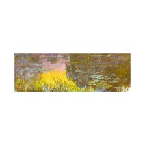 모네 [모네]명화 파노라마 캔버스 액자_3:1_수련석양(180x60cm), 단일옵션