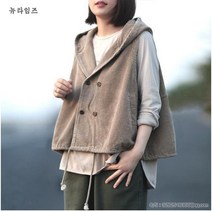 봄 여름 여성조끼 베스트롱 후드조끼609613927365