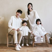 [몽피마피] 화이트엔젤 긴팔 패밀리 21C06/패밀리룩 가족사진의상