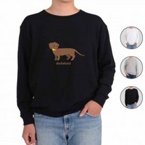 AUE227465디자인티셔츠 아토 새끼강아지 닥스훈트 맨투맨 후드티