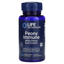Life Extension 라이프익스텐션 작약추출물 Peony Immune 60정