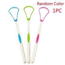 혀클리너 혓바닥청소 혀스크래퍼 백태제거 혀스크레이퍼 클리너 성인 구강 청소 건강 관리 칫솔 신선한 호, 06 1pc Random color