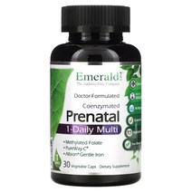 Emerald Laboratories CoEnzymated 프리네이탈 원 데일리 멀티 베지 캡슐 30정