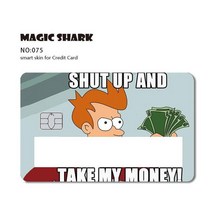 신용카드스티커 카드스티커 2021 Toroto Skull Spide 머니 플라워 우드 프린트 방수 매트 스티커 필름 테이, 40 075_01 Big Chip