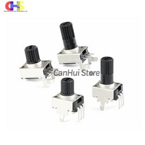 가변 저항RV09 수직 수평 12.5mm 샤프트 10 개 1K 2K 5K 1M 0932 조정 가능 저항 9 유형 3 핀 씰 전위차계, 02 B2K Vertical 20mm
