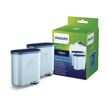 Philips Domestic Appliances 세코 및 필립스 전자동 커피 머신용 AquaClean 정수 필터 개별 팩, 정수 필터 더블 팩