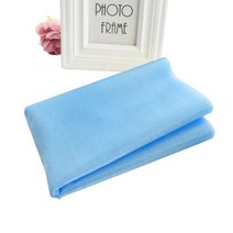 웨딩 브라이덜샤워 파티룸 배경 5/10M 깎아 지른 크리스탈 Tulle 롤 Organza 생일 파티 장식 DIY 의자 새시, 5x0.48m, light blue