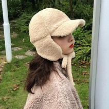 귀달린모자 귀도리 귀달이 귀도리 양털 군밤 장수 모자