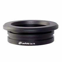 LEOFOTO BA75 75mm 볼 어댑터 LN364C LM365C LM364C LM363C LM362C 삼각대, 1
