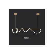 포스트 모던 레스토랑 노트 롱 호스 램프 크리에이티브 바 카페 숍 아트 프론트 데스크 디자이너 샹들리에, 120CM, CHINA, 6000k