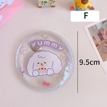 미니 겨울 재사용 가능한 젤 핸드 워머 귀여운 만화 인스턴트 자기 난방 팩 따뜻한 휴대용 핸드 워머, F