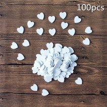 목공DIY 목공다이 나무공예나무 diy 공예 액세서리 화이트 러브 하트 우드 칩 수제 앨범 스크랩북 낙서 파, 01 100pcs love