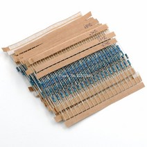 금속 필름 저항기 키트 1% 모듬 세트 10 ohm-1M ohm 저항 팩 30 값 각 20 개 1/4W 600PCs/로트