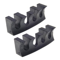 2pcs 배드민턴 스트링 라켓로드 스프레더 배드민턴 라켓 부하 어댑터 보호기 다색 스트링 기계 공구, BK_4