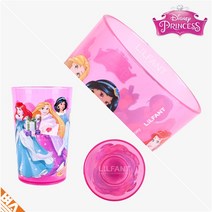 디즈니 공주컵 파티 투명 점보컵 500ml 대용량 머그