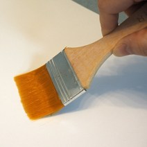 넓은 납작붓 백붓 4.5cm 페인트붓, 없음