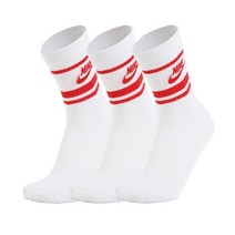 [나이키] 에브리데이 에션셜 크루 삭스 3개입 HH CQ0301 102, 사이즈:CQ0301-102 26, 3개