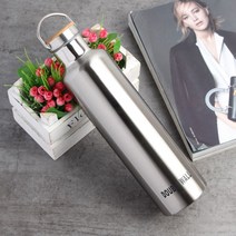 [천삼백케이] [굿즈트리] 750ml 우드 더블월 텀블러n진공 보온병