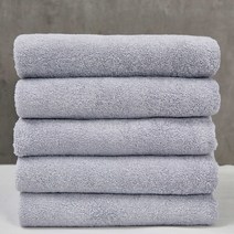 티파니 Premium 호텔 수건 부드러운 호텔 타올 170g 세트 5장 100% 국내생산, 블루그레이 x 5개
