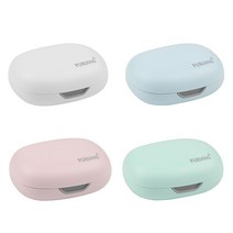PURIANG 휴대용미니 칫솔살균기 UV-C LED USB충전식 자외선소독 살균기, 블루