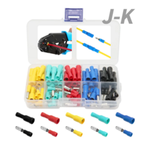 (제이케이) PG총알단자 100pcs 세트 총알 암수 블렛 커넥터 터미널 배선 연결 전선 연결, 100개