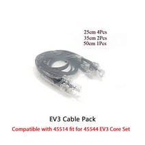 테크니컬 EV3 45500 컬러 터치 자이로 초음파 센서 PF 부품 DIY MOC 교육용 빌딩 블록, 03 EV3 Cabel Pack