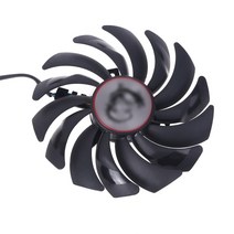 MSI Radeon RX480 GTX1080Ti 1070 그래픽 카드 쿨러 팬 2 PLD10010S12HH, 한개옵션0