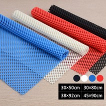 논슬립 매트 깔판 바닥 패드 깔개 미끄럼방지 고무, 30x80cm - 블루