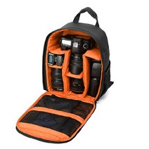 키밍 공간분리 카메라숄더백 H2571, 오렌지