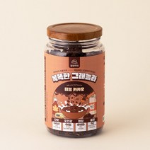 무설탕 수제 똑똑한 그래놀라 더블카카오 초코맛 저당 정연푸드, 230g, 1개