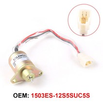 솔레노이드 밸브 119653-77950 119285-77950 SA-4562T 12V 연료 차단 Yanmar 1503ES-12S5SUC5S 용 158712