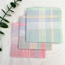 라이팡팡 3매 초저가 남성 면 손수건 여성 순면 손수건 땀 닦기 손수건 처방