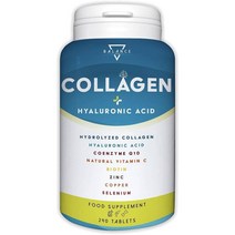 BALANCE FEEL YOUR SELF 가수분해 콜라겐 2000MG - 240정 |보충제|히알루론산 코엔자임 Q10 비타민 C 비오틴 아연 함유 피부 뼈 관절, 5개